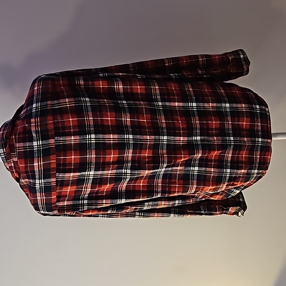 Urban Pipeline Longsleeve Flannel Red and Blue Medium - Picture 9 of 9